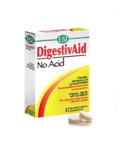 Liikahappoisuuteen närästykseen DigestivAid NoAcid 12 tbl tuotekuva