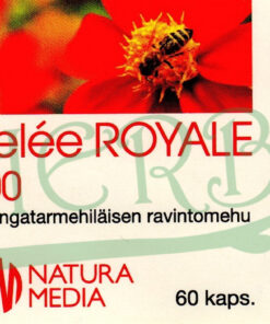 Gelee Royale Natura Media kapselit etiketti Finherb