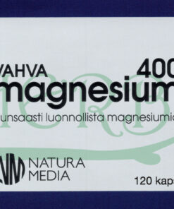 Vahva Magnesium Natura Media 400 etiketti Finherb