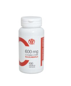 Ruusunamarja C-vitamiini 600 mg Finherb tuotekuva