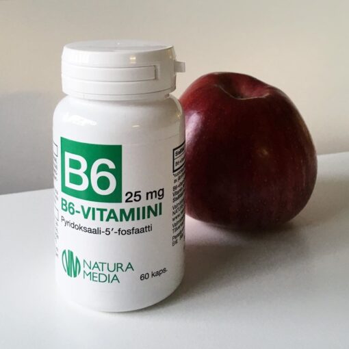 B6-vitamiini pyridoksaali omenalla Finherb