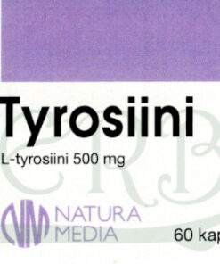 Tyrosiini 500 mg 60 kaps etiketti Finherb
