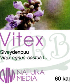 Vitex Siveydenpuu etiketti Finherb