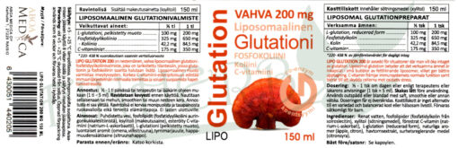 Glutationi liposomaalinen etiketti Finherb
