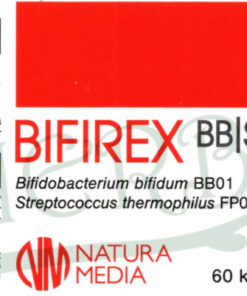 Bifirex maitohappobakteerikapselit etiketti Finherb