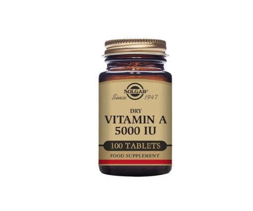 Solgar A-vitamiini 5000 tuotekuva S03010 Finherb