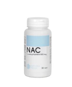 NAC N-asetyylikysteiini 600 Natura Media tuotekuva Finherb